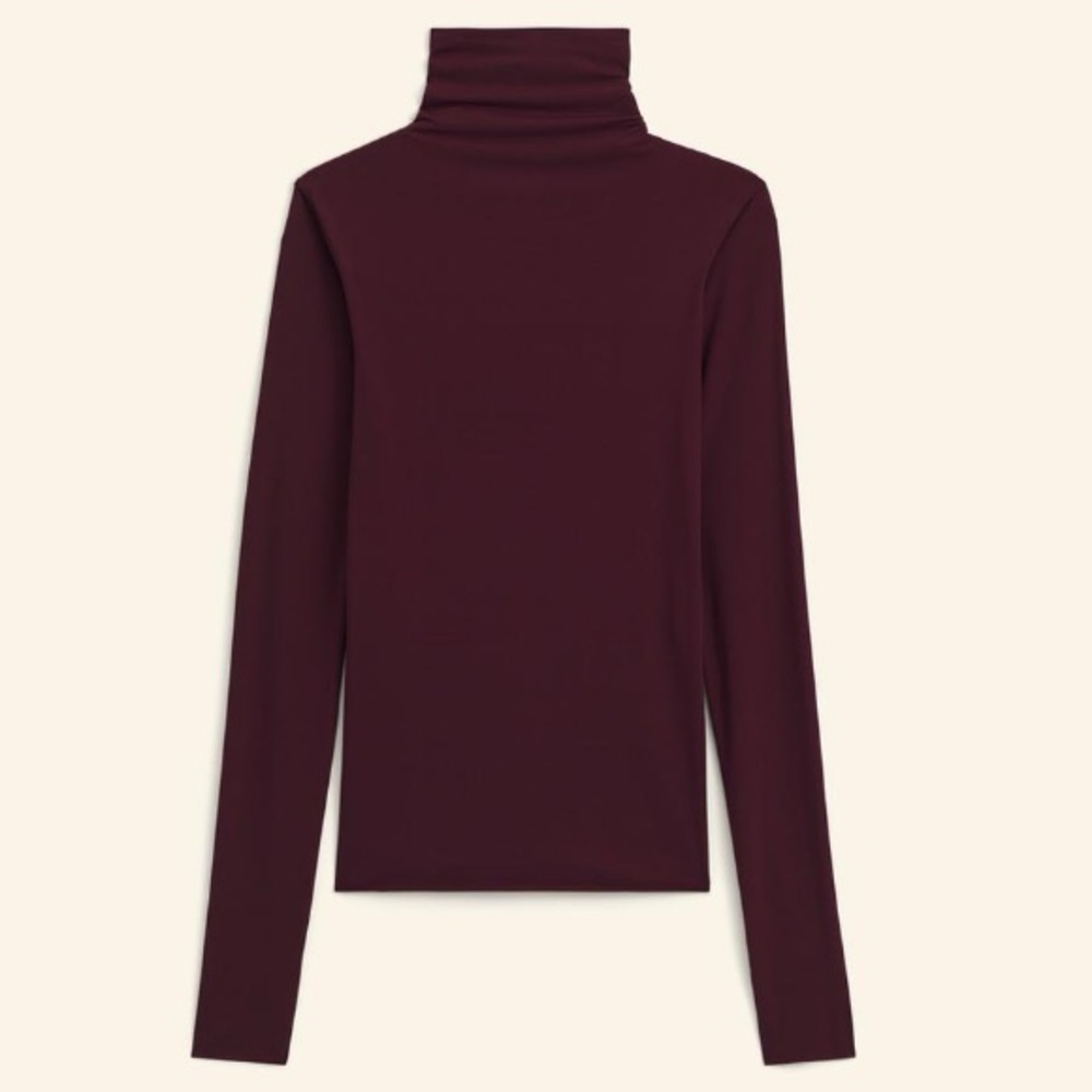HIGH COLLAR TOP LIMITED EDITION BURGUNDY